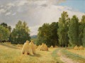 HAYSTACKS PREOBRAZHENSKOE classical landscape Ivan Ivanovich
